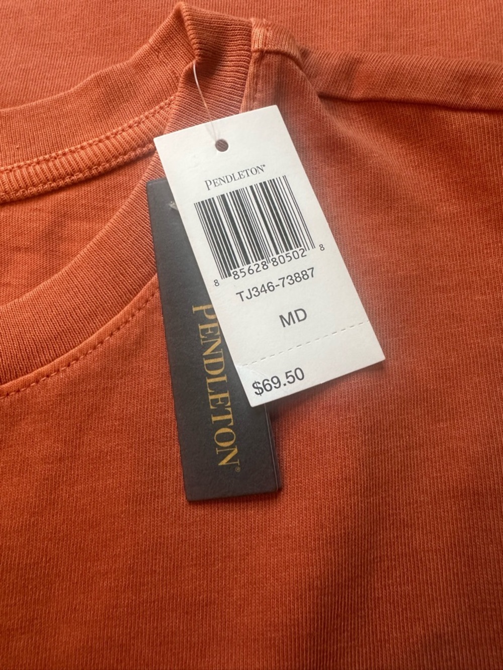 Pendleton T-Shirt Dress NWT Pumpkin Spiced
Orange Womens size M - Picture 3 of 6